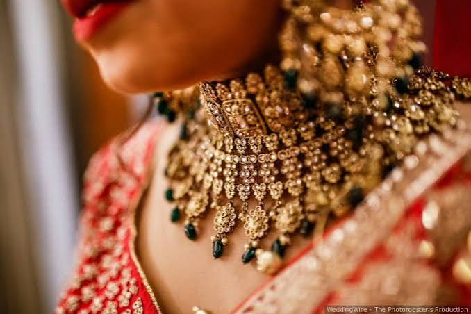 22K gold necklace, jhumkas and bangles at Shri Jagdamba Jewellers — best jewellers in Pimpri-Chinchwad, Pune